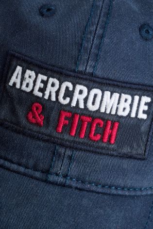 Abercrombie & Fitch Navy Logo Cap